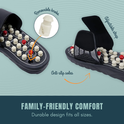 FeetyFirst™ Acupressure Massage Slippers