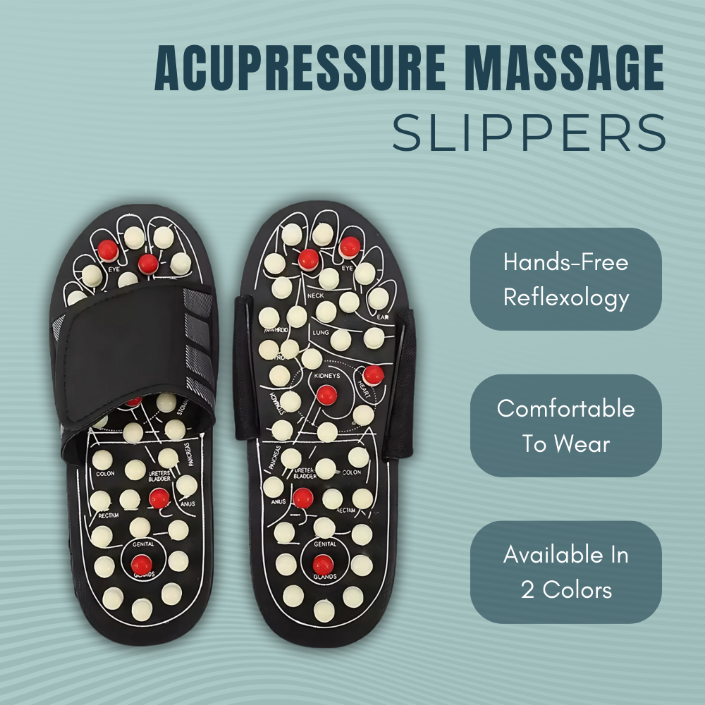 FeetyFirst™ Acupressure Massage Slippers